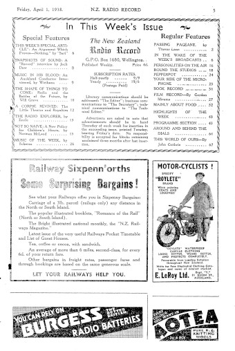 Issue page