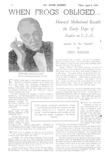 Issue page