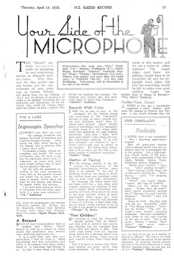 Issue page