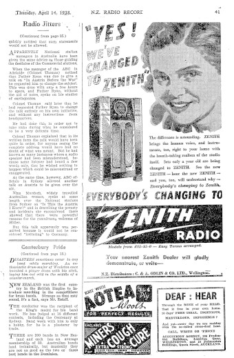 Issue page