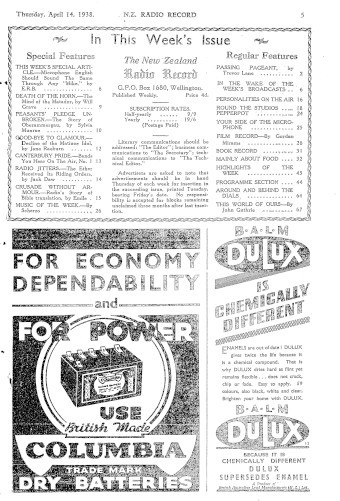 Issue page