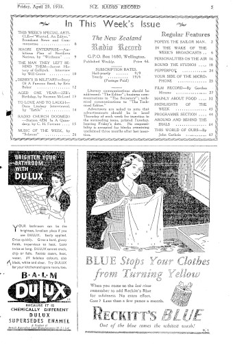 Issue page