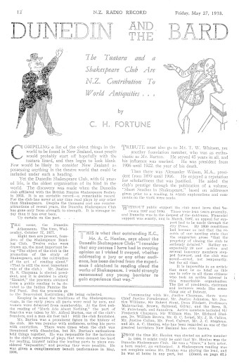 Issue page