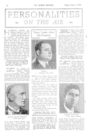Issue page