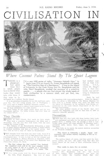 Issue page