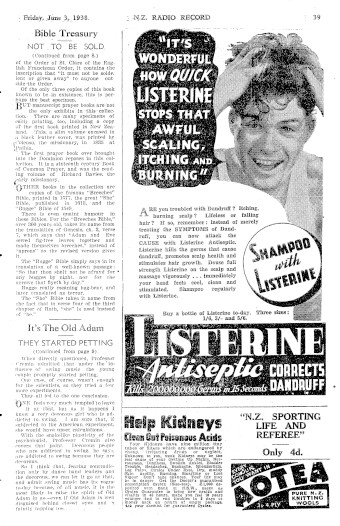 Issue page