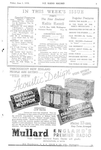 Issue page