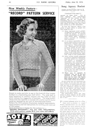 Issue page