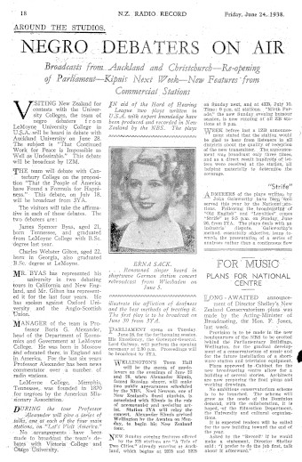 Issue page