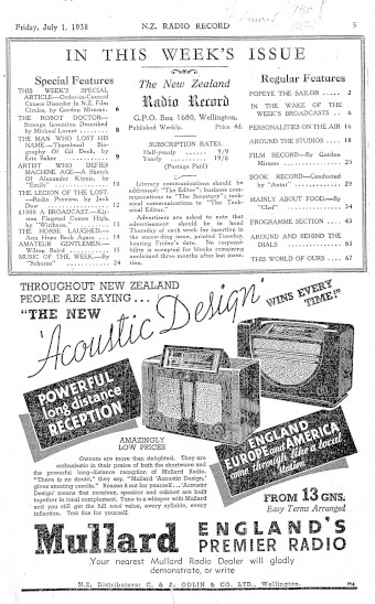 Issue page