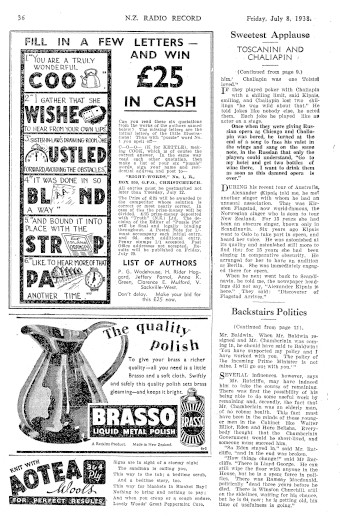 Issue page