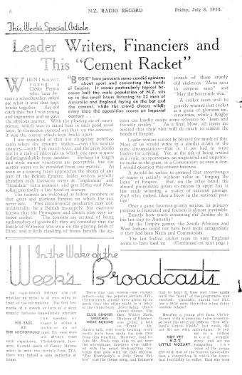 Issue page
