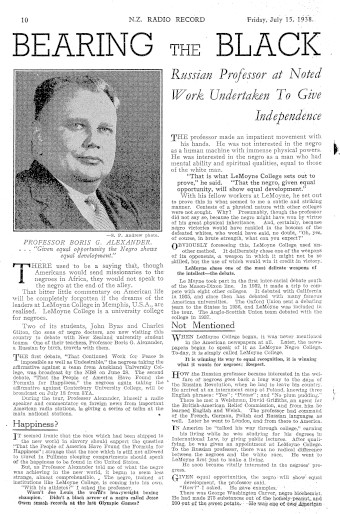 Issue page