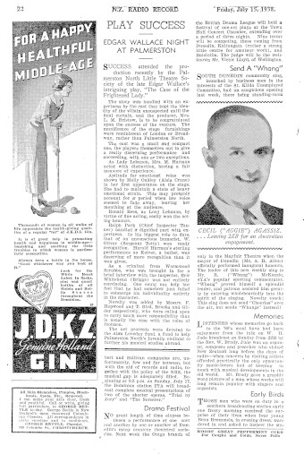 Issue page