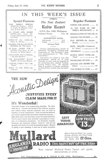 Issue page