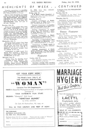 Issue page