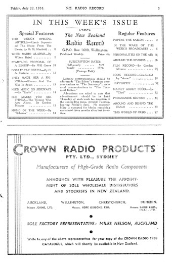 Issue page