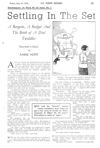 Issue page