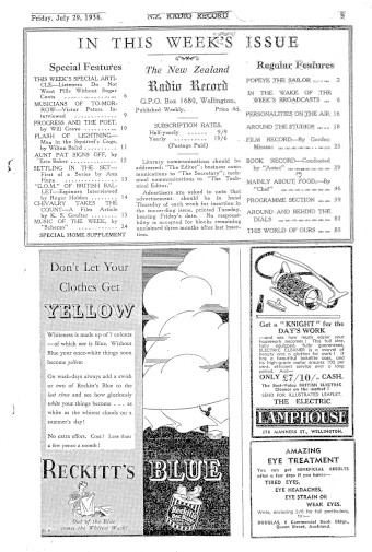 Issue page