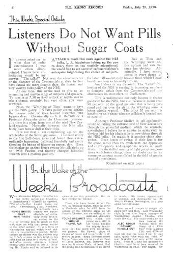 Issue page