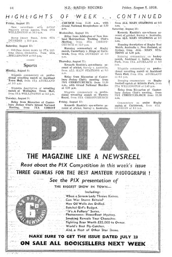 Issue page