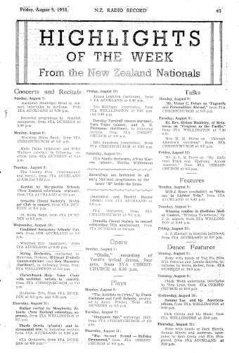Issue page