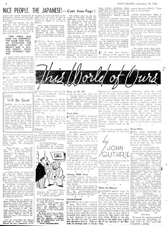Issue page