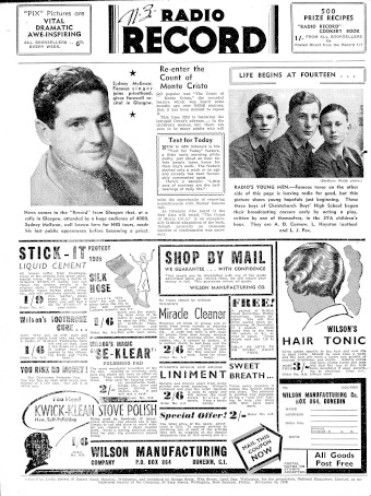 Issue page
