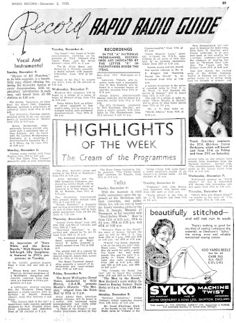 Issue page