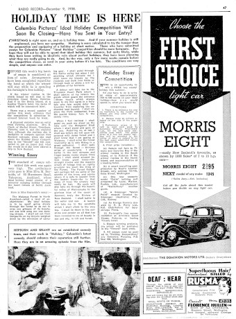 Issue page