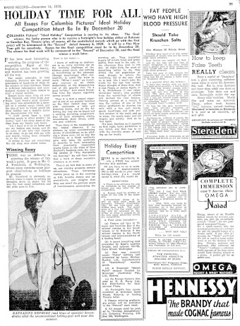 Issue page
