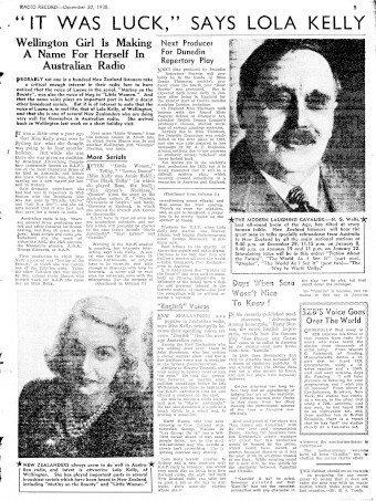 Issue page