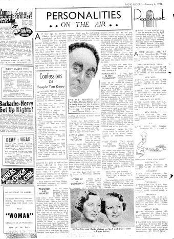 Issue page