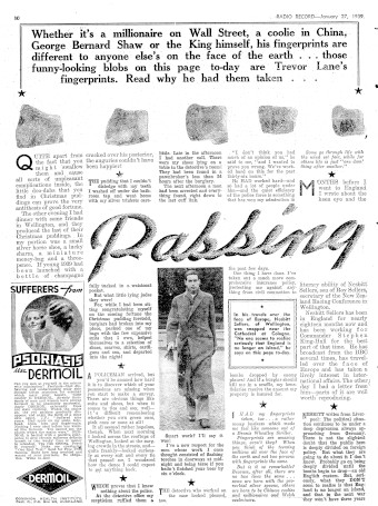 Issue page