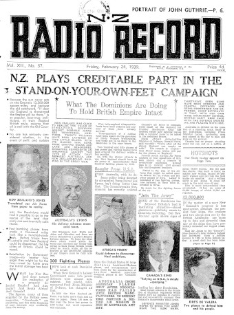 Issue page