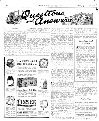 Issue page