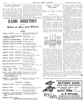 Issue page