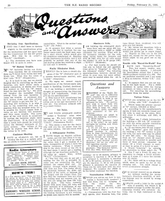 Issue page