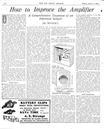 Issue page