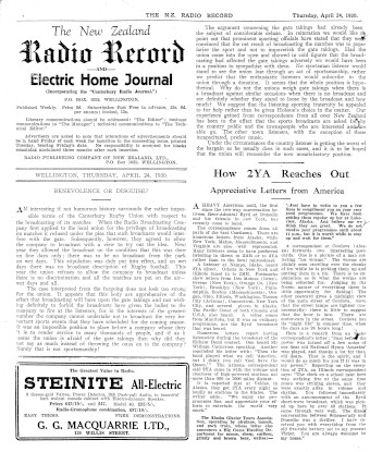 Issue page