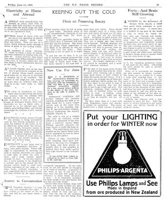 Issue page
