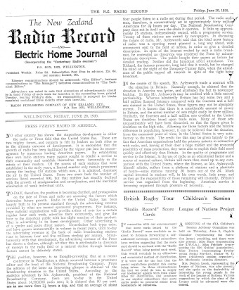 Issue page