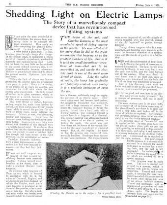 Issue page