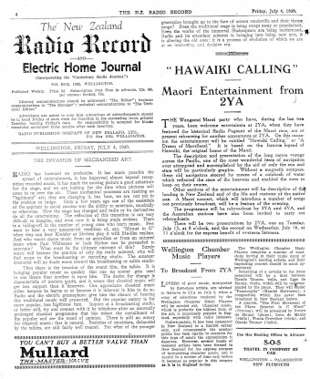 Issue page