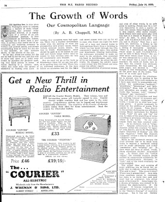 Issue page