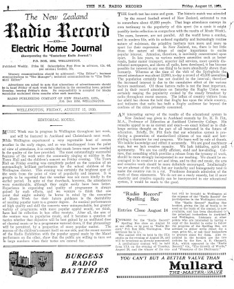 Issue page