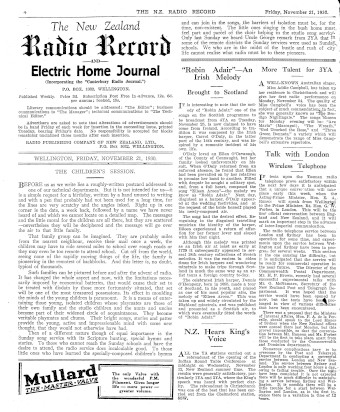 Issue page
