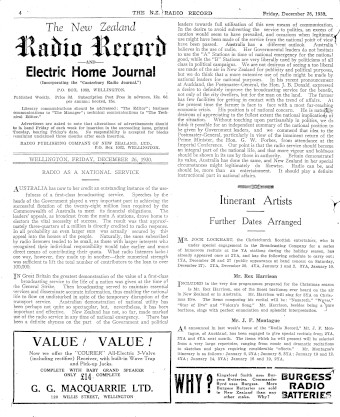 Issue page
