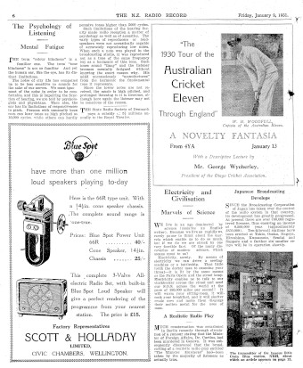 Issue page