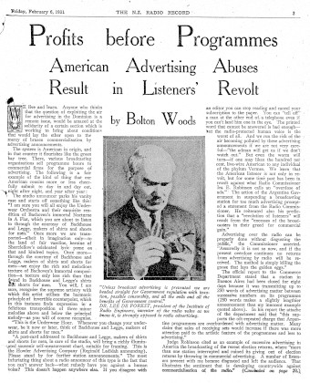 Issue page